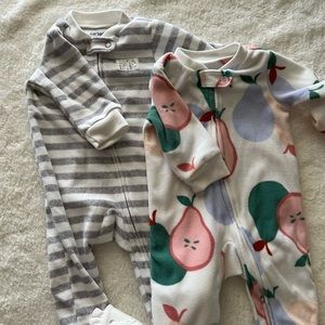 Baby Zip Up Fleece Sleep and Play